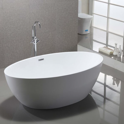 Bellaterra Enna 65 in. Freestanding Bathtub in Glossy White BA6834