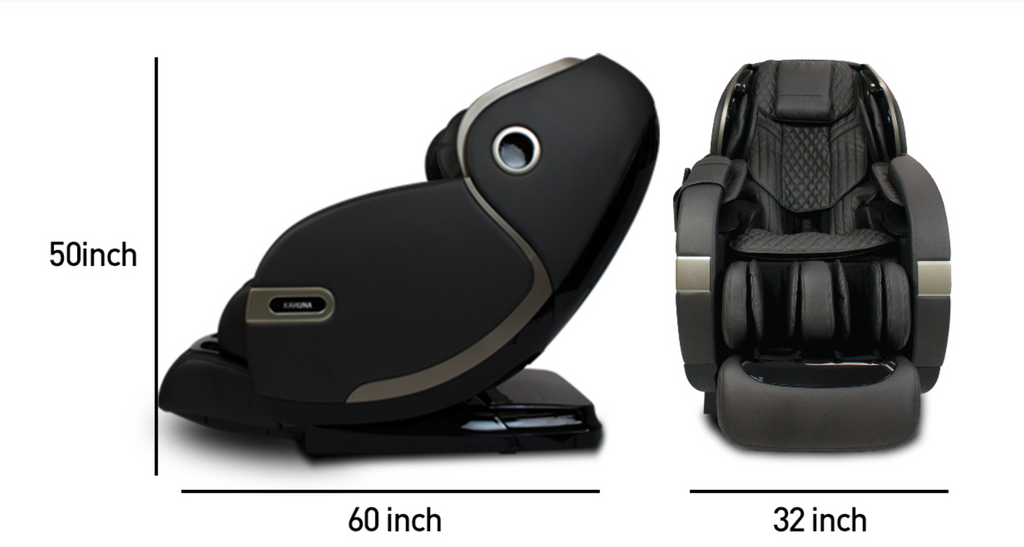 Kahuna Massage Chair Kahuna 4D+@ Dual Air Float Flex HSL-track with Infrared heating SM-9300 Grey KMCSM9300GREY