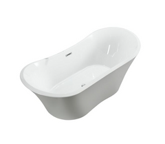Bellaterra Ancona 71 in. Freestanding Bathtub in Glossy White BA6518