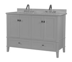 Bellaterra Aurora 49 in. Double Vanity with Quartz Top 800631-49D-LG