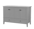 Bellaterra Aurora 49 in. Double Vanity with Quartz Top 800631-49D-LG