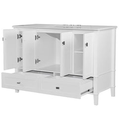 Bellaterra Aurora 49 in. Single Vanity with Quartz Top 800631-49S-LG