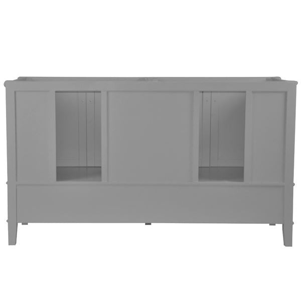 Bellaterra Aurora 61 in. Double Vanity with Quartz Top 800631-61D-LG