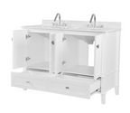 Bellaterra Aurora 49 in. Double Vanity with Quartz Top 800631-49D-LG