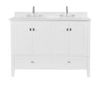 Bellaterra Aurora 49 in. Double Vanity with Quartz Top 800631-49D-LG
