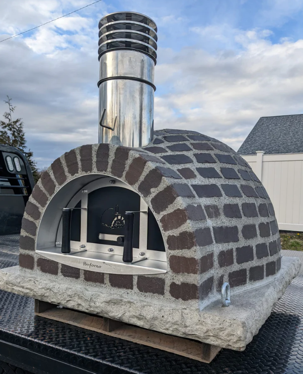 Proforno Traditional Wood Fired Brick Pizza Oven - Blacksmith PBS-01