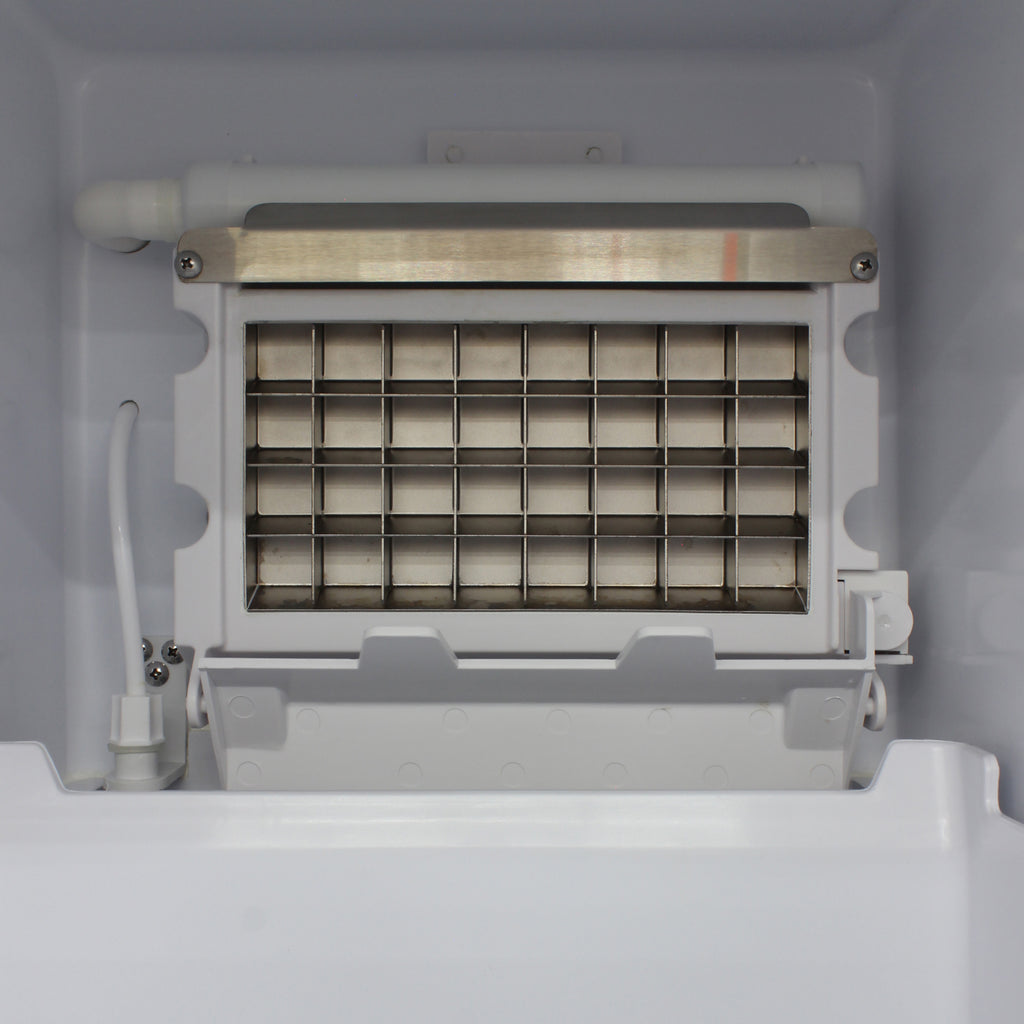 Brama by Vinotemp Indoor Undercounter Automatic Ice Maker, 25 lb Capacity, in Stainless Steel BR-15INIM-B