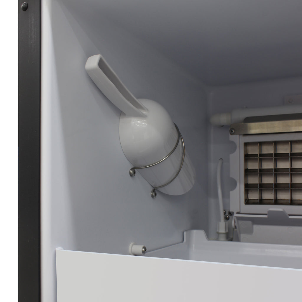 Brama by Vinotemp Indoor Undercounter Automatic Ice Maker, 25 lb Capacity, in Stainless Steel BR-15INIM-B