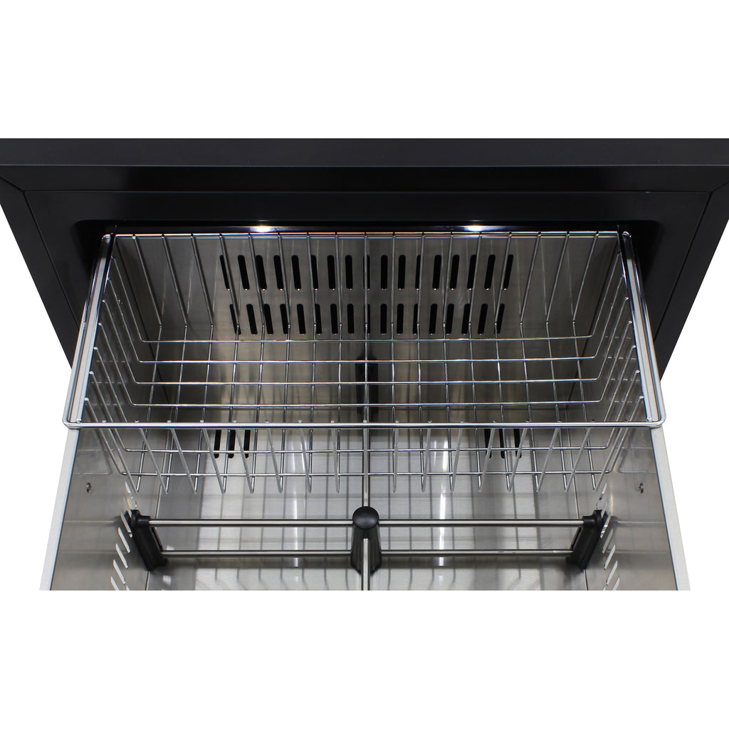 Brama by Vinotemp Indoor/Outdoor Drawer Refrigerator and Freezer, in Stainless Steel BR-24FZREF