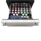 Brama by Vinotemp Indoor/Outdoor Drawer Refrigerator and Freezer, in Stainless Steel BR-24FZREF