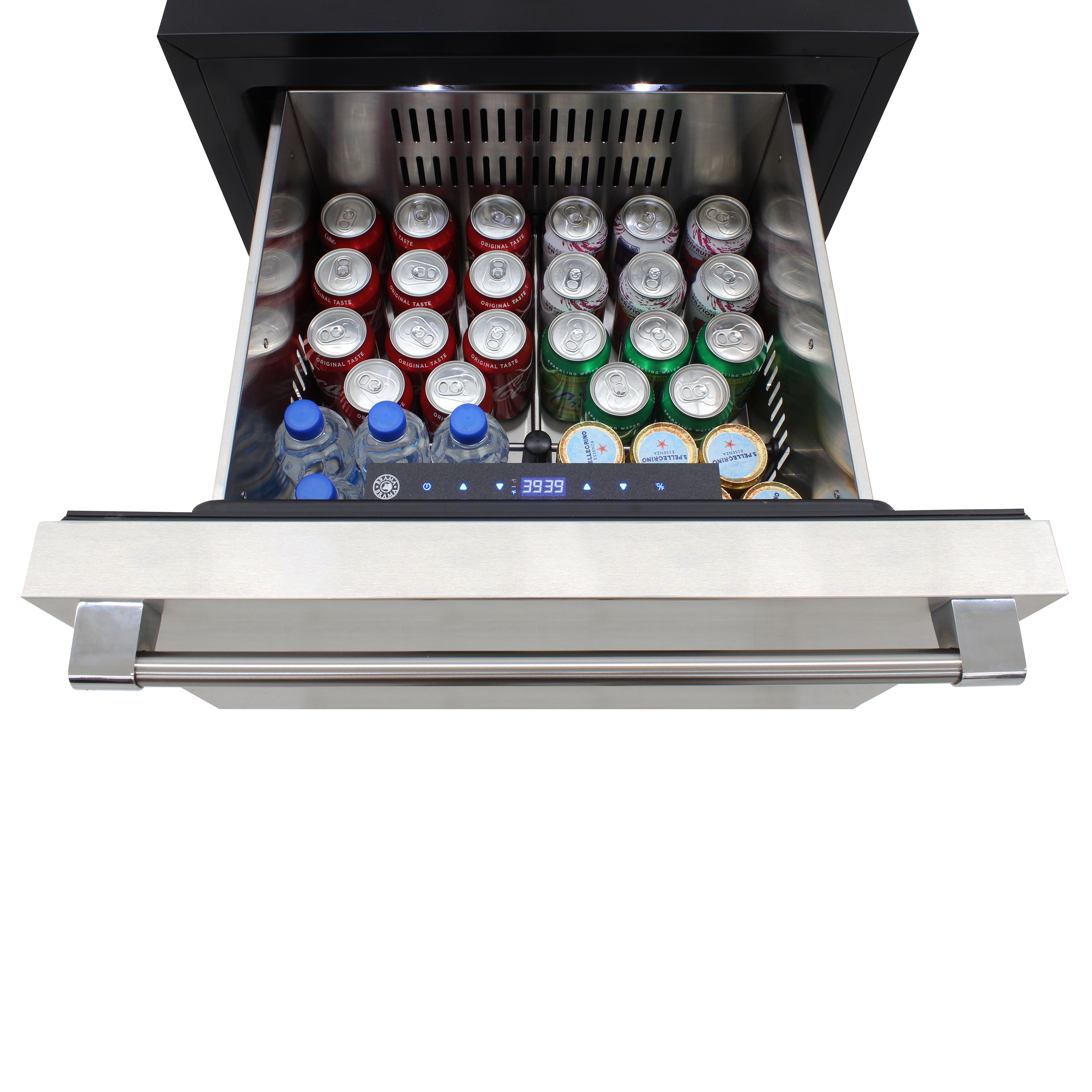 Brama by Vinotemp Indoor/Outdoor Drawer Refrigerator and Freezer, in Stainless Steel BR-24FZREF