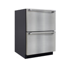 Brama by Vinotemp Indoor/Outdoor Drawer Refrigerator and Freezer, in Stainless Steel BR-24FZREF