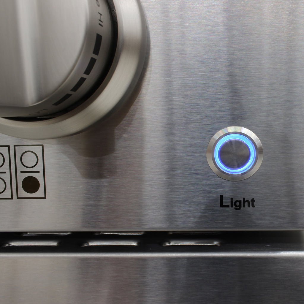 Brama by Vinotemp 36" Gas Range and Oven, 5.2 cu. ft. Capacity, in Stainless Steel BR-36SSGG