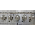 Brama by Vinotemp 48" Double Oven Gas Range with 8 Burners, 6.7 cu. ft. Capacity, in Stainless Steel BR-48SSGG