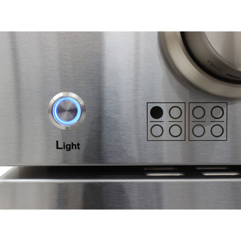 Brama by Vinotemp 48" Double Oven Gas Range with 8 Burners, 6.7 cu. ft. Capacity, in Stainless Steel BR-48SSGG