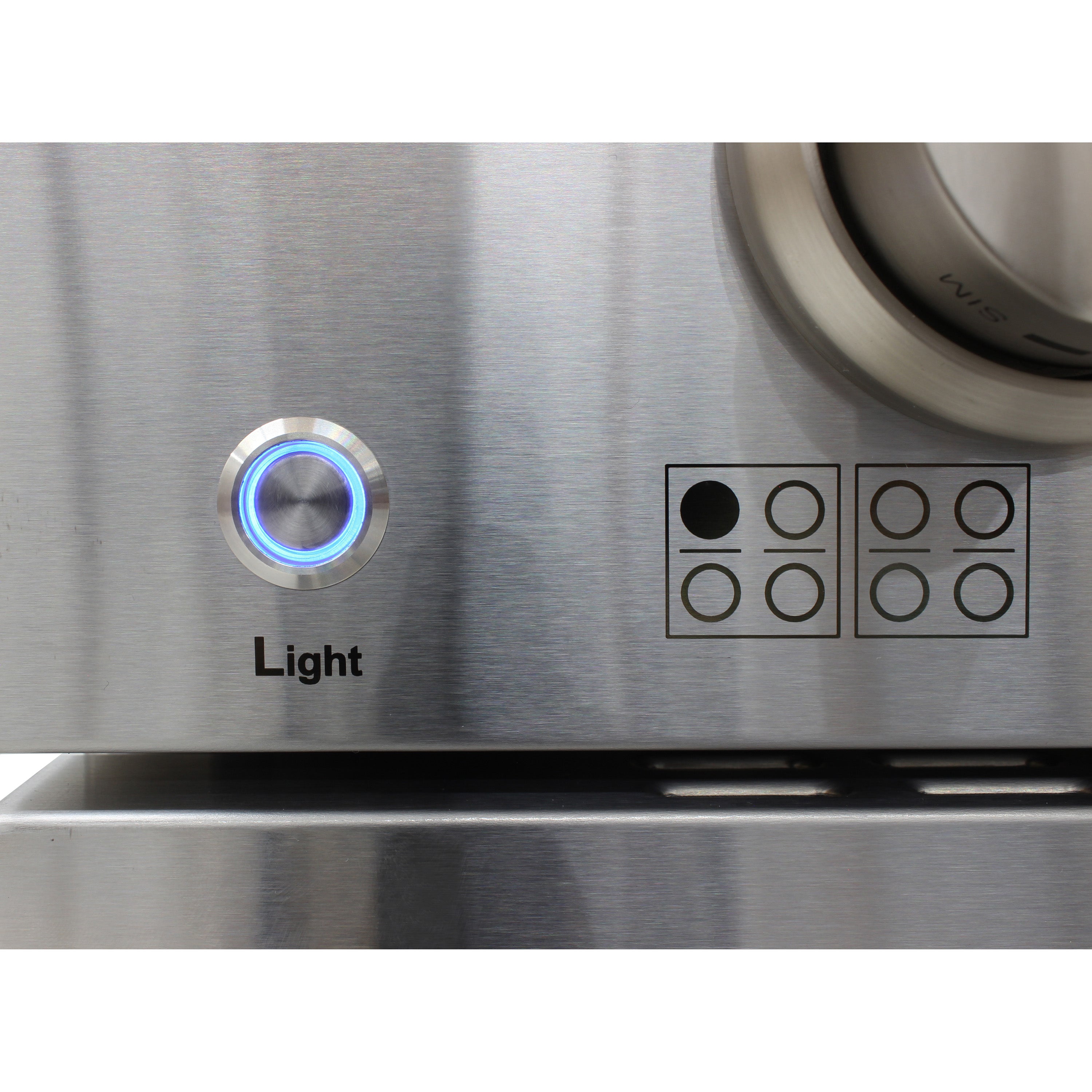 Brama by Vinotemp 48" Double Oven Gas Range with 8 Burners, 6.7 cu. ft. Capacity, in Stainless Steel BR-48SSGG