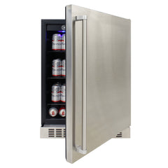 Brama by Vinotemp 24" Outdoor Undercounter Refrigerator, 5.12 cu. ft. Capacity, in Stainless Steel BR-ODR101-03