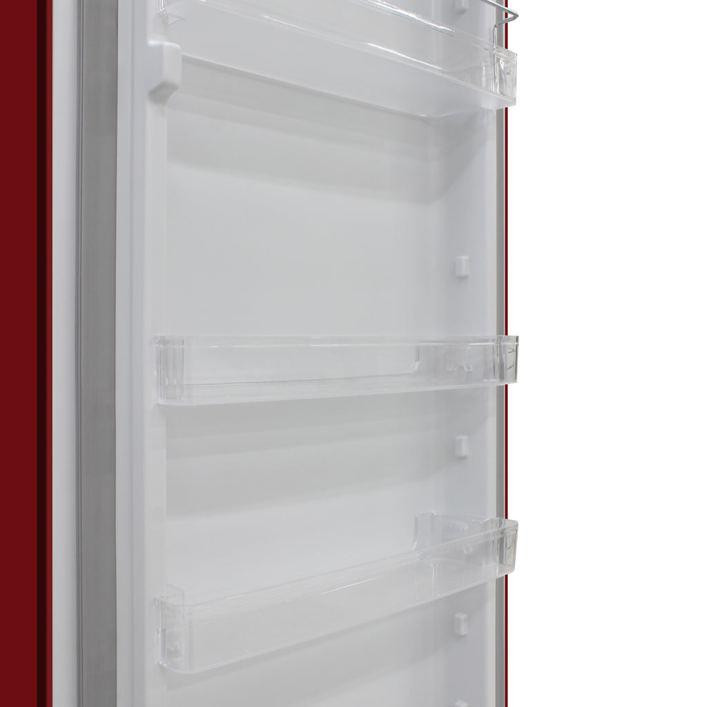 Brama by Vinotemp Retro Refrigerator with Solid Steel Door, in Black BR-RETRO-01