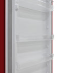 Brama by Vinotemp Retro Refrigerator with Solid Steel Door, in Black BR-RETRO-01