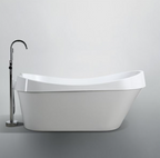 Bellaterra Barletta 69 in. Freestanding Bathtub in Glossy White BA6801