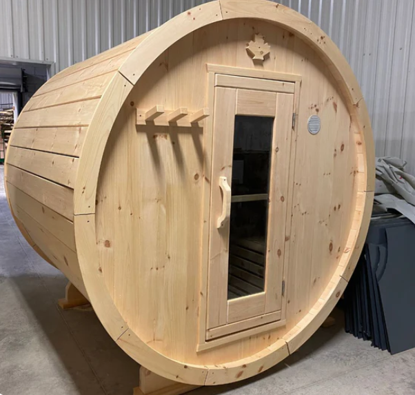 True North Barrel Outdoor Sauna - 6ft. Red Cedar Wood B183R