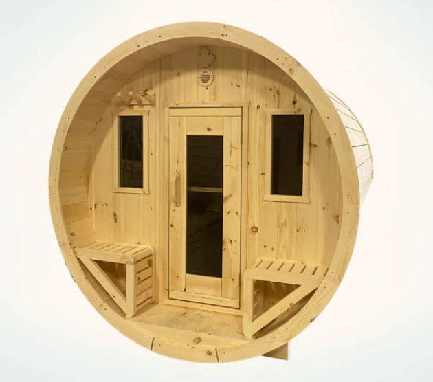 True North Barrel Outdoor Sauna - 6ft. Pine Wood B183