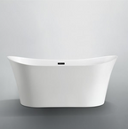 Bellaterra Bergamo 67 in. Freestanding Bathtub in Glossy White BA6805