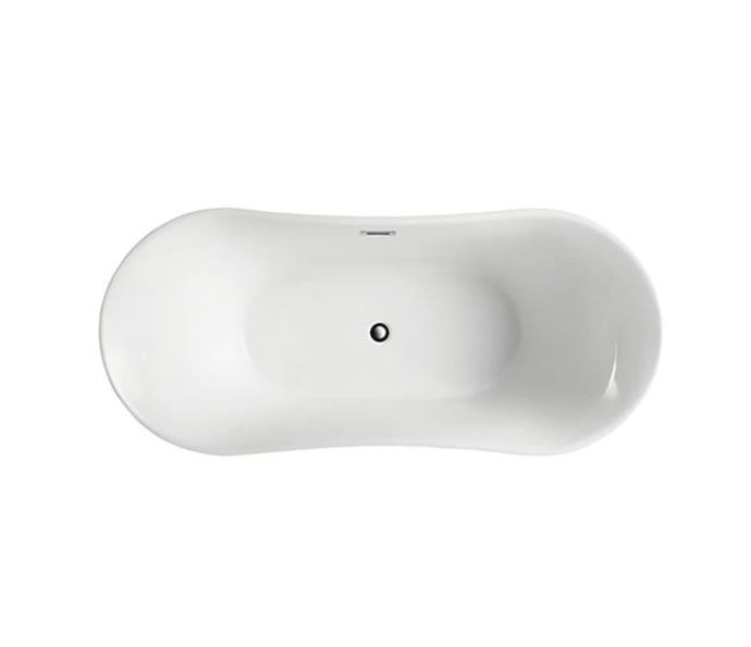 Bellaterra Bergamo 67 in. Freestanding Bathtub in Glossy White BA6805