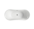 Bellaterra Bergamo 67 in. Freestanding Bathtub in Glossy White BA6805