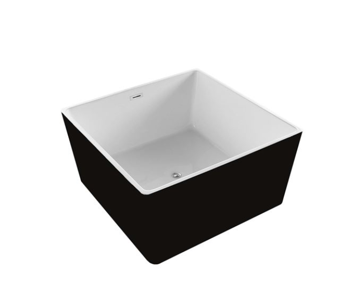 Bellaterra Biella 47 in.Freestanding Bathtub in Black BA6806BLK