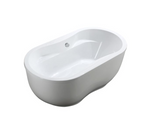 Bellaterra Brescia 65 in. Freestanding Bathtub in Glossy White BA6811