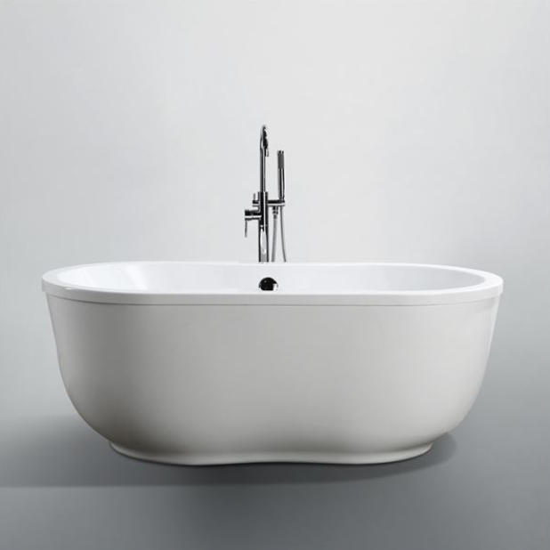 Bellaterra Brescia 65 in. Freestanding Bathtub in Glossy White BA6811