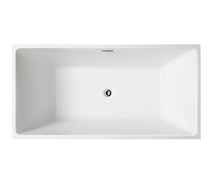 Bellaterra Brindisi 59 in. Freestanding Bathtub in Glossy Black BA6813BL
