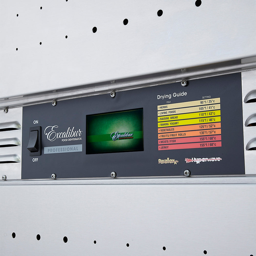 Excalibur 42-Tray Dual-Zone Commercial Food Dehydrator, in Stainless Steel COMM2