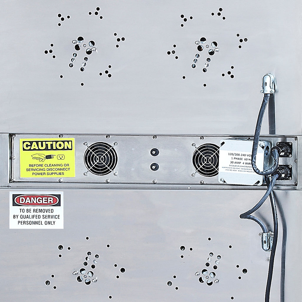 Excalibur 42-Tray Dual-Zone Commercial Food Dehydrator, in Stainless Steel COMM2