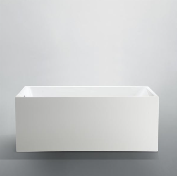 Bellaterra Catania 67 in. Freestanding Bathtub in Glossy White BA6816B
