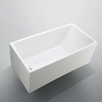 Bellaterra Catania 67 in. Freestanding Bathtub in Glossy White BA6816B