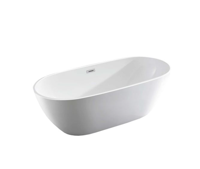 Bellaterra Como 71 inch Freestanding Bathtub in Glossy White BA6602