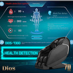Dios Massage Chair 7D Dual Core Air Roller SL-track with 3D Calf Kneading Dios-7300