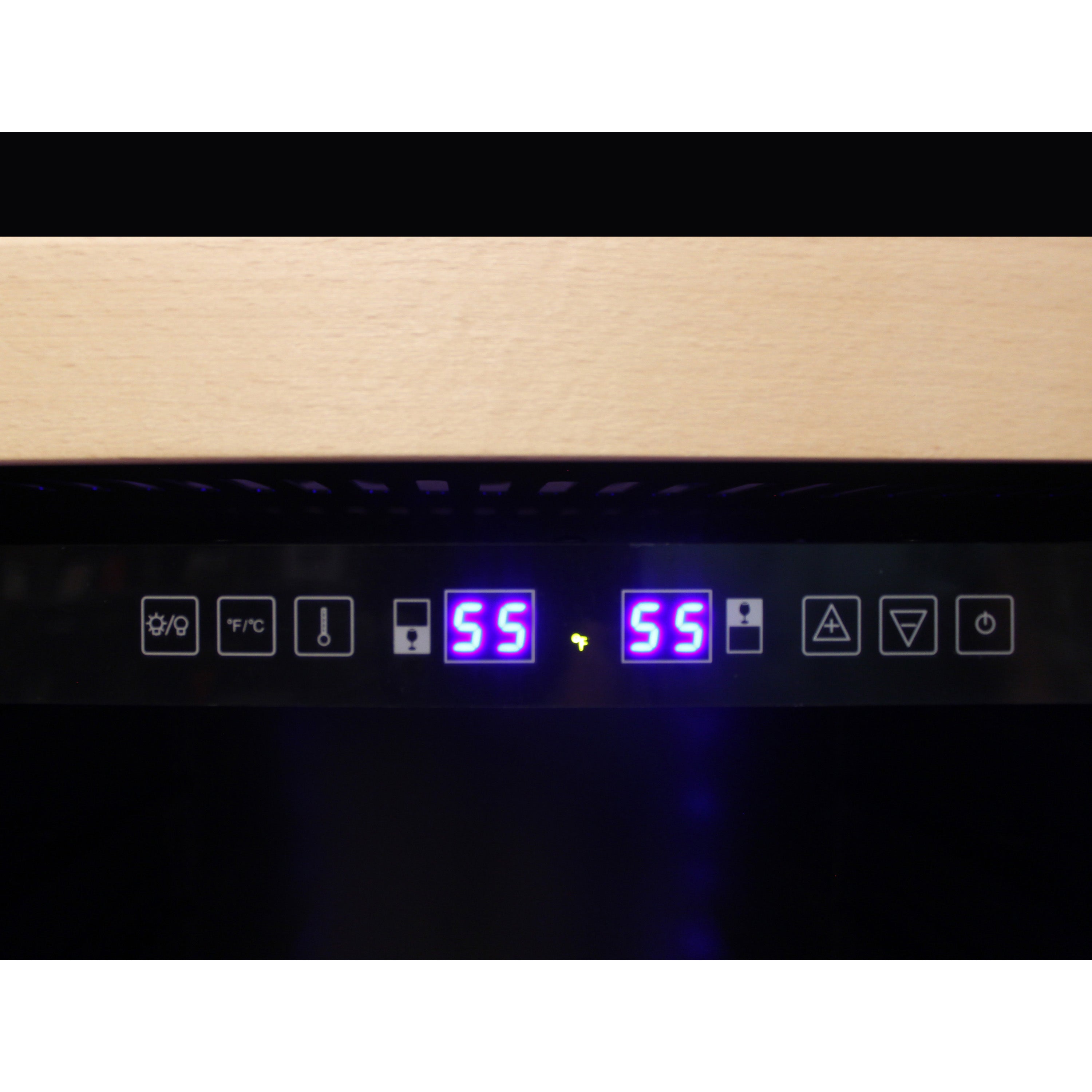 Vinotemp Connoisseur Series 168 Dual-Zone Wine Cooler, 215 Bottle Capacity, in Stainless Steel EL-168WCST