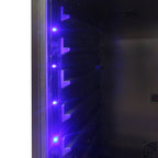 Vinotemp Connoisseur Series 168 Dual-Zone Wine Cooler, 215 Bottle Capacity, in Stainless Steel EL-168WCST