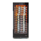 Vinotemp Backlit Series Commercial 300 Wine Cooler, Right Hinge, 188 Bottle Capacity, in Black EL-300COMM