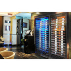 Vinotemp Backlit Series Commercial 300 Wine Cooler, Right Hinge, 188 Bottle Capacity, in Black EL-300COMM