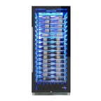Vinotemp Backlit Series Commercial 300 Wine Cooler, Right Hinge, 188 Bottle Capacity, in Black EL-300COMM
