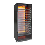 Vinotemp Backlit Series Commercial 300 Wine Cooler, Right Hinge, 188 Bottle Capacity, in Black EL-300COMM