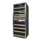 Vinotemp White Backlit Panel Single-Zone Wine Cooler, 173 Bottle Capacity, in Stainless Steel EL-300DSWL