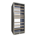 Vinotemp White Backlit Panel Single-Zone Wine Cooler, 173 Bottle Capacity, in Stainless Steel EL-300DSWL