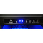 Vinotemp Connoisseur Series Dual-Zone 30" Wine and Beverage Cooler, 33 Bottles and 101 12 oz Can Capacity, in Black EL-30SWCB2D