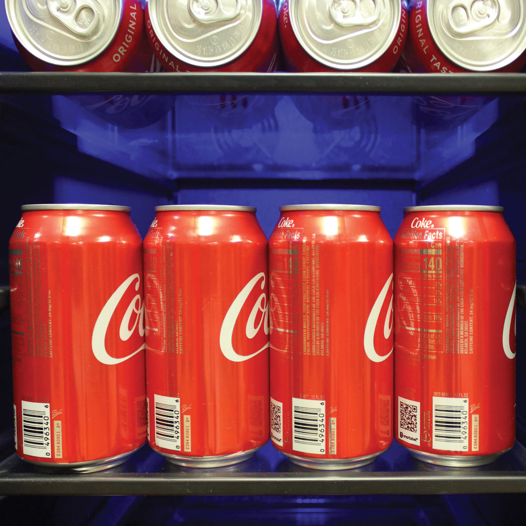 Vinotemp Connoisseur Series Dual-Zone 30" Wine and Beverage Cooler, 33 Bottles and 101 12 oz Can Capacity, in Black EL-30SWCB2D