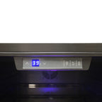 Vinotemp Connoisseur Series 46 Single-Zone Beverage Cooler, Left Hinge, 161 12 oz Can Capacity, in Stainless Steel EL-46WCBC-L